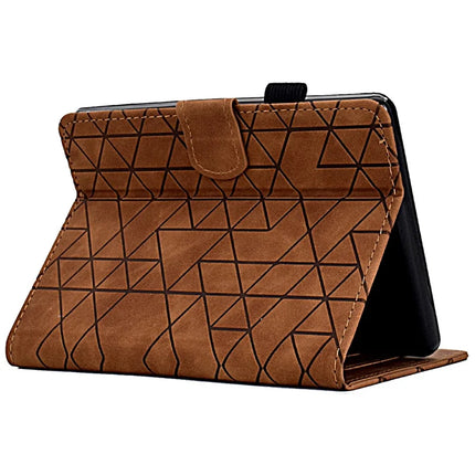 For Amazon Kindle Paperwhite (2024)) Case Card Slots Stand Rhombus Auto Wake / Sleep Leather E-Reader Cover