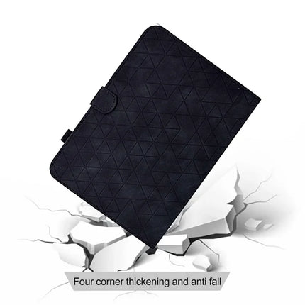 For Amazon Kindle Paperwhite (2024)) Case Card Slots Stand Rhombus Auto Wake / Sleep Leather E-Reader Cover