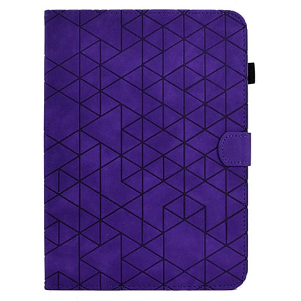 For Amazon Kindle Paperwhite (2024)) Case Card Slots Stand Rhombus Auto Wake / Sleep Leather E-Reader Cover