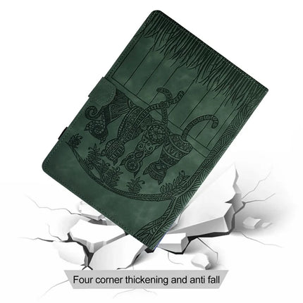 For Amazon Kindle Paperwhite (2024) Case Cats Imprinted PU Leather Card Slots E-Reader Cover