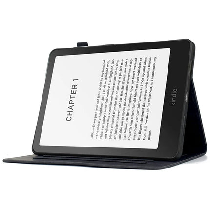 For Amazon Kindle Paperwhite (2024) Case Flower Bird Imprinted Card Holder Leather E-Reader Cover