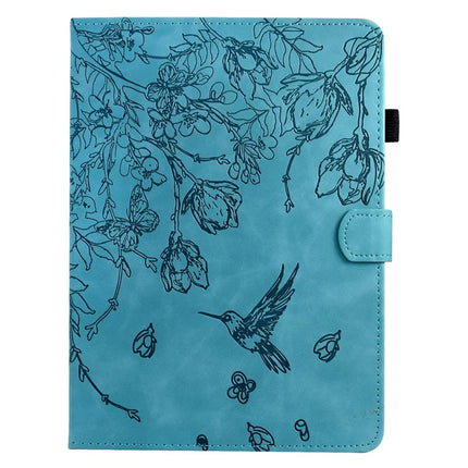 For Amazon Kindle Paperwhite (2024) Case Flower Bird Imprinted Card Holder Leather E-Reader Cover