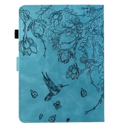 For Amazon Kindle Paperwhite (2024) Case Flower Bird Imprinted Card Holder Leather E-Reader Cover