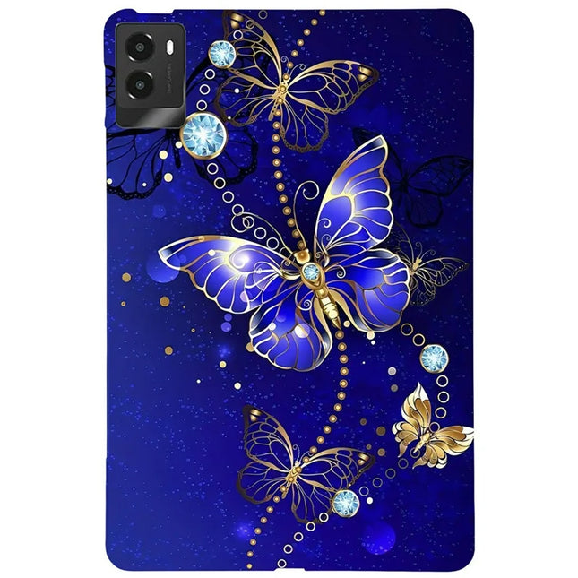 For Lenovo Legion Y700 (2025) TPU Case Pattern Printing Slim Tablet Protective Cover - Blue Butterfly