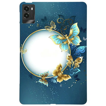 For Lenovo Legion Y700 (2025) TPU Case Pattern Printing Slim Tablet Protective Cover - Butterfly Wreath