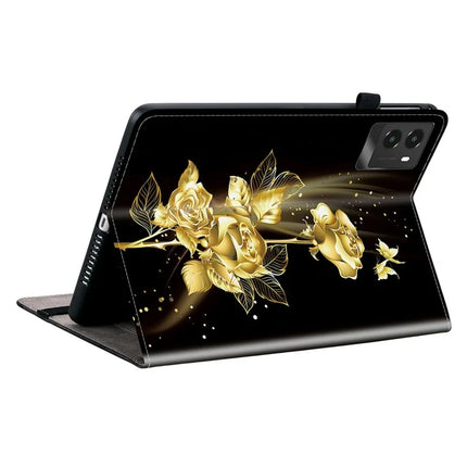 For Lenovo Legion Y700 (2025) Leather Case Pattern Printed Stand Tablet Cover with Card Slots