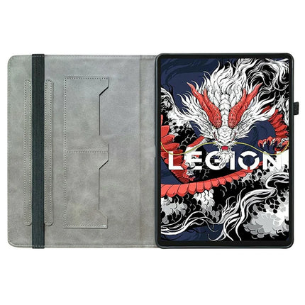 For Lenovo Legion Y700 (2025) Leather Case Pattern Printed Stand Tablet Cover with Card Slots