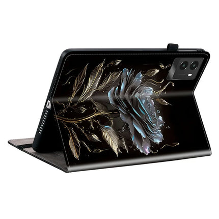 For Lenovo Legion Y700 (2025) Leather Case Pattern Printed Stand Tablet Cover with Card Slots