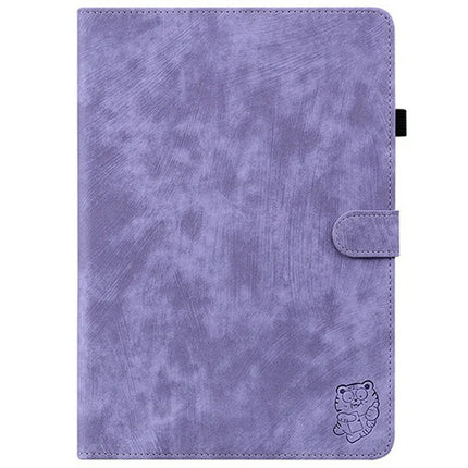 For Lenovo Legion Y700 (2025) Cases Tiger Imprint Anti-Scratch PU Leather Tablet Cover