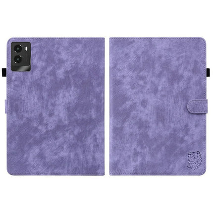 For Lenovo Legion Y700 (2025) Cases Tiger Imprint Anti-Scratch PU Leather Tablet Cover