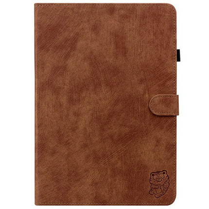 For Lenovo Legion Y700 (2025) Cases Tiger Imprint Anti-Scratch PU Leather Tablet Cover