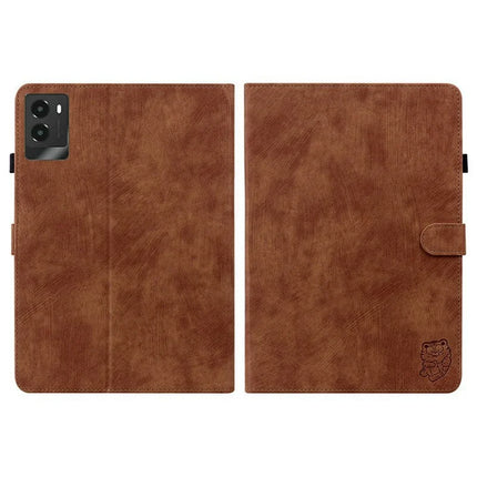 For Lenovo Legion Y700 (2025) Cases Tiger Imprint Anti-Scratch PU Leather Tablet Cover