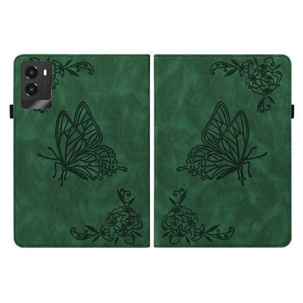 For Lenovo Legion Y700 (2025) Case Butterfly Flower Imprint PU Leather Tablet Cover with Card Slots
