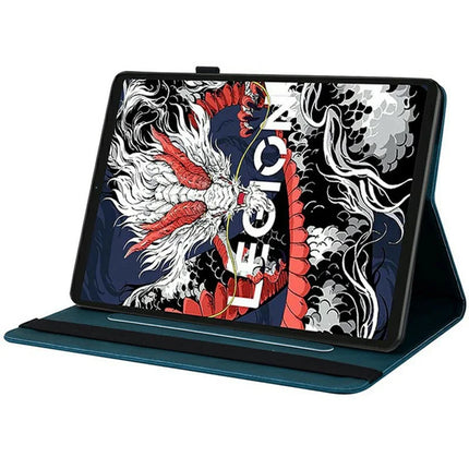 For Lenovo Legion Y700 (2025) Case Butterfly Flower Imprint PU Leather Tablet Cover with Card Slots