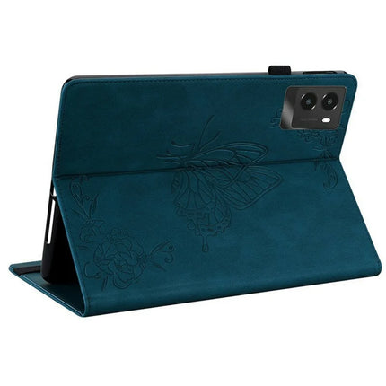 For Lenovo Legion Y700 (2025) Case Butterfly Flower Imprint PU Leather Tablet Cover with Card Slots
