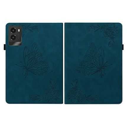 For Lenovo Legion Y700 (2025) Case Butterfly Flower Imprint PU Leather Tablet Cover with Card Slots