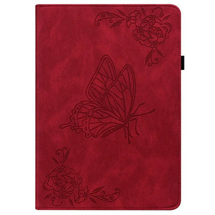For Lenovo Legion Y700 (2025) Case Butterfly Flower Imprint PU Leather Tablet Cover with Card Slots