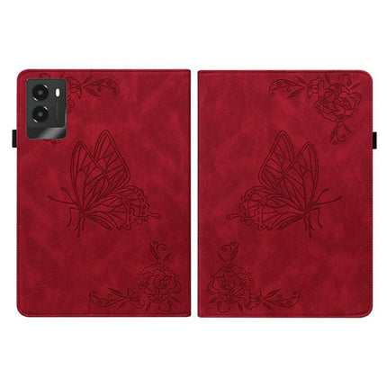 For Lenovo Legion Y700 (2025) Case Butterfly Flower Imprint PU Leather Tablet Cover with Card Slots