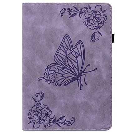 For Lenovo Legion Y700 (2025) Case Butterfly Flower Imprint PU Leather Tablet Cover with Card Slots