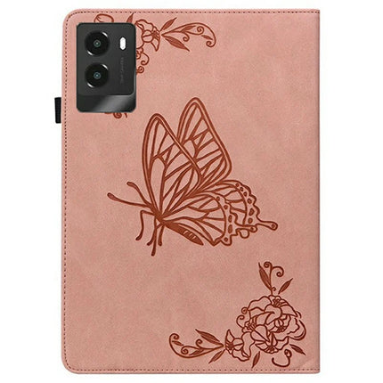 For Lenovo Legion Y700 (2025) Case Butterfly Flower Imprint PU Leather Tablet Cover with Card Slots