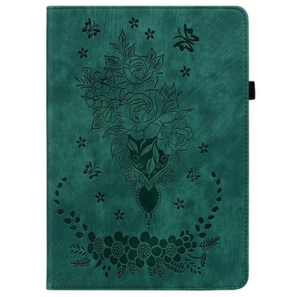 For Lenovo Legion Y700 (2025) Case Card Holder Anti-Scratch Leather Cover Rose Flower Imprint