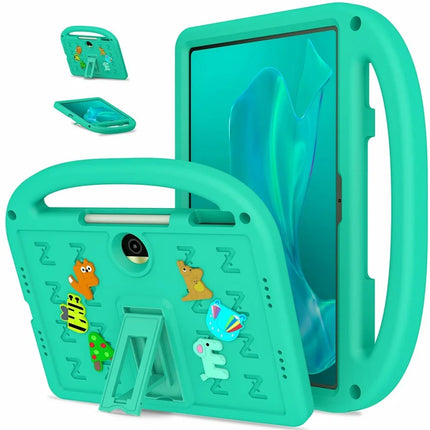 For Honor Pad 9 Kickstand Case EVA + PC Tablet Protection Cover with Shoulder Strap - Green