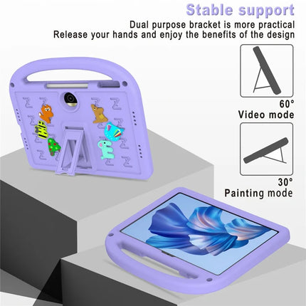 For Honor Pad 9 Kickstand Case EVA + PC Tablet Protection Cover with Shoulder Strap