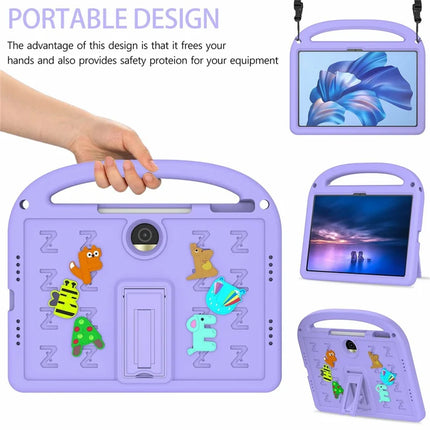 For Honor Pad 9 Kickstand Case EVA + PC Tablet Protection Cover with Shoulder Strap