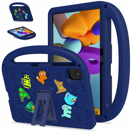 For Honor Pad X8a Kickstand Case EVA + PC Tablet Protection Cover with Shoulder Strap - Navy Blue