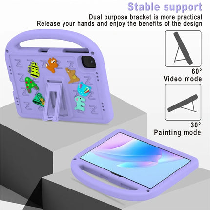 For Honor Pad X8a Kickstand Case EVA + PC Tablet Protection Cover with Shoulder Strap