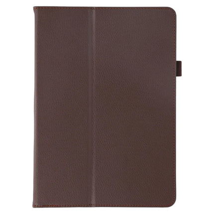 Tablet Case For iPad 10.2 (2021)  /  (2020)  /  (2019) Litchi Texture Bi-Fold Stand Leather Cover