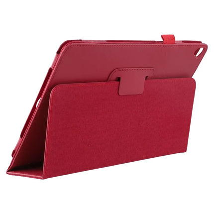 Tablet Case For iPad 10.2 (2021)  /  (2020)  /  (2019) Litchi Texture Bi-Fold Stand Leather Cover