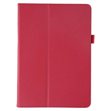Tablet Case For iPad 10.2 (2021)  /  (2020)  /  (2019) Litchi Texture Bi-Fold Stand Leather Cover