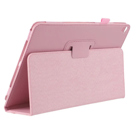 Tablet Case For iPad 10.2 (2021)  /  (2020)  /  (2019) Litchi Texture Bi-Fold Stand Leather Cover