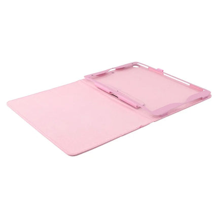 Tablet Case For iPad 10.2 (2021)  /  (2020)  /  (2019) Litchi Texture Bi-Fold Stand Leather Cover