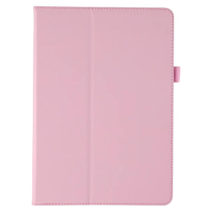 Tablet Case For iPad 10.2 (2021)  /  (2020)  /  (2019) Litchi Texture Bi-Fold Stand Leather Cover