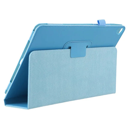 Tablet Case For iPad 10.2 (2021)  /  (2020)  /  (2019) Litchi Texture Bi-Fold Stand Leather Cover