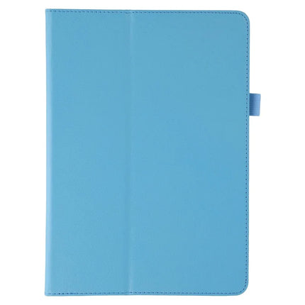 Tablet Case For iPad 10.2 (2021)  /  (2020)  /  (2019) Litchi Texture Bi-Fold Stand Leather Cover