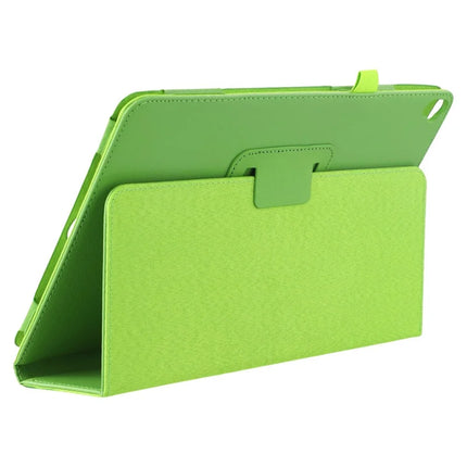 Tablet Case For iPad 10.2 (2021)  /  (2020)  /  (2019) Litchi Texture Bi-Fold Stand Leather Cover