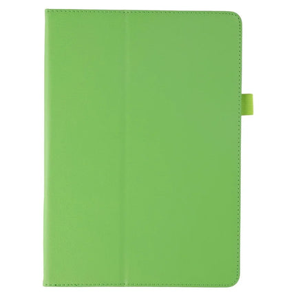 Tablet Case For iPad 10.2 (2021)  /  (2020)  /  (2019) Litchi Texture Bi-Fold Stand Leather Cover