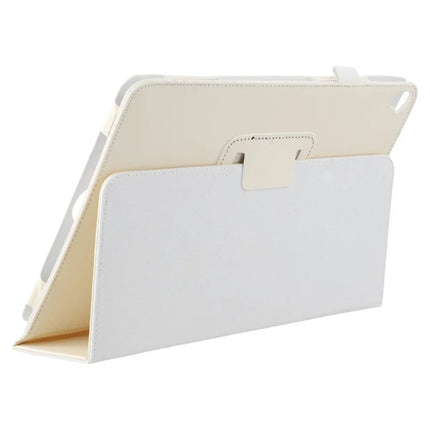 Tablet Case For iPad 10.2 (2021)  /  (2020)  /  (2019) Litchi Texture Bi-Fold Stand Leather Cover
