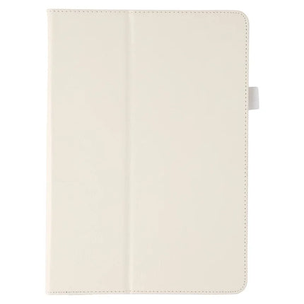 Tablet Case For iPad 10.2 (2021)  /  (2020)  /  (2019) Litchi Texture Bi-Fold Stand Leather Cover