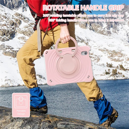 For iPad mini (2024) / (2021) Case with Shoulder Strap Kickstand PC Silicone TPU Tablet Cover