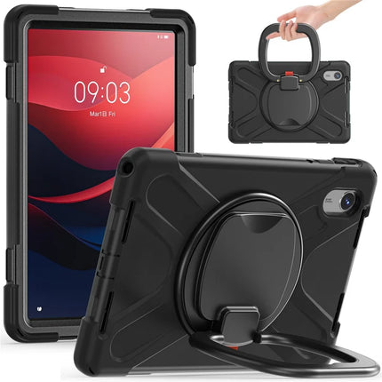 Tablet Case for Lenovo Tab M11 TB-330FU 331FC / Tab K11 TB-330XU / Xiaoxin Pad 11 2024 Kickstand PC TPU Silicone Back Cover - Black