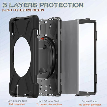 Tablet Case for Lenovo Tab M11 TB-330FU 331FC / Tab K11 TB-330XU / Xiaoxin Pad 11 2024 Kickstand PC TPU Silicone Back Cover