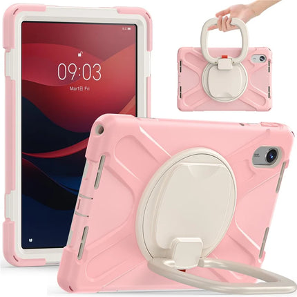 Tablet Case for Lenovo Tab M11 TB-330FU 331FC / Tab K11 TB-330XU / Xiaoxin Pad 11 2024 Kickstand PC TPU Silicone Back Cover - Pink