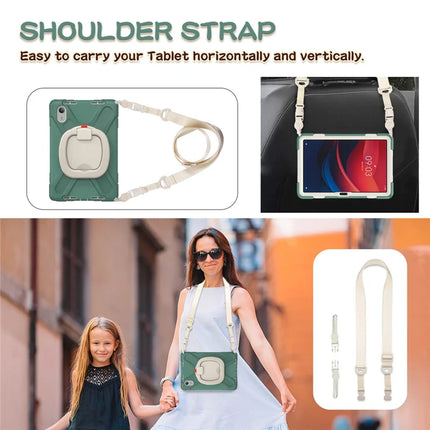 Kickstand Tablet Case for Lenovo Tab M11 TB-330FU 331FC / Tab K11 TB-330XU / Xiaoxin Pad 11 2024 Back Cover with Shoulder Strap
