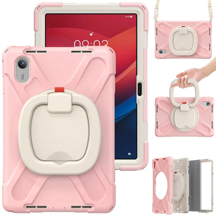 Kickstand Tablet Case for Lenovo Tab M11 TB-330FU 331FC / Tab K11 TB-330XU / Xiaoxin Pad 11 2024 Back Cover with Shoulder Strap