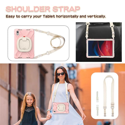 Kickstand Tablet Case for Lenovo Tab M11 TB-330FU 331FC / Tab K11 TB-330XU / Xiaoxin Pad 11 2024 Back Cover with Shoulder Strap