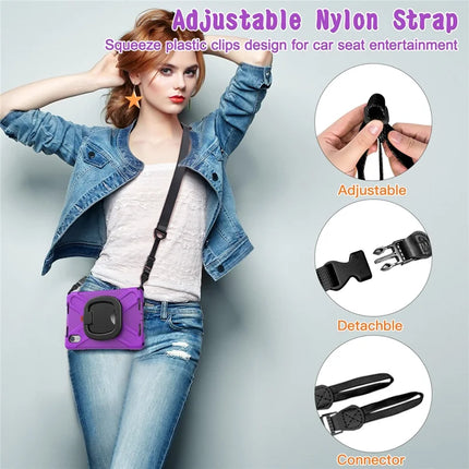 Kickstand Tablet Case for Lenovo Tab M11 TB-330FU 331FC / Tab K11 TB-330XU / Xiaoxin Pad 11 2024 Back Cover with Shoulder Strap